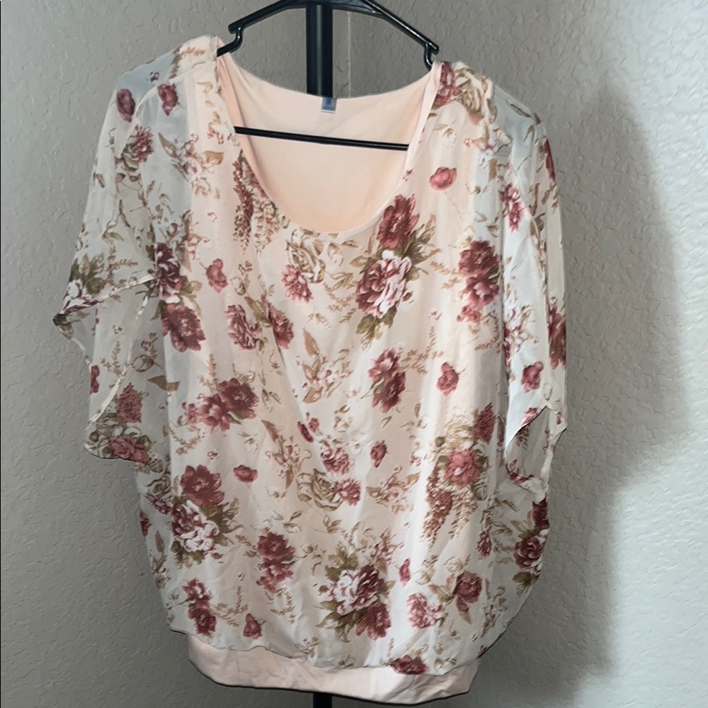 Floral Print Women's Top